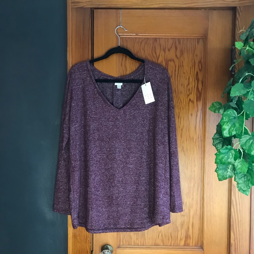 NWT A New Day maroon sweater